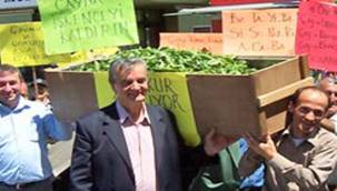 ARDEŞEN'DE ÇAY İÇİN TABUTLU PROTESTO