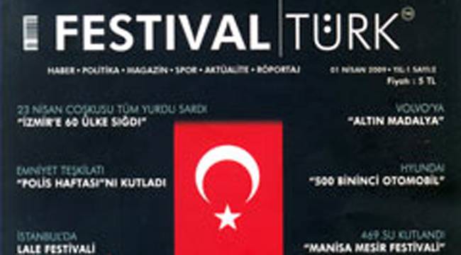 BAŞKAN BAKIRCI FESTİVALTÜRK DERGİSİ'NDE