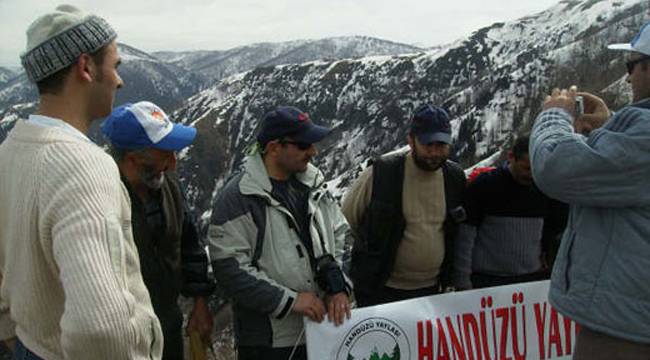 HANDÜZÜ YAYLASI'NA NEVRUZ YÜRÜYÜŞÜ