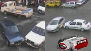 RİZE'DE MOBESE'YE YAKALANAN KAZALAR