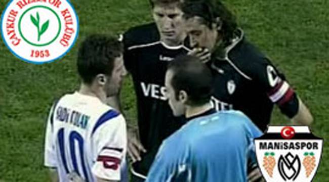 RİZESPOR MAÇINDA OLAY ÇIKTI