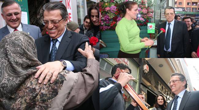 YILMAZ, BIYIK İLE ESNAF ZİYARETLERİNDE