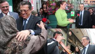 YILMAZ, BIYIK İLE ESNAF ZİYARETLERİNDE