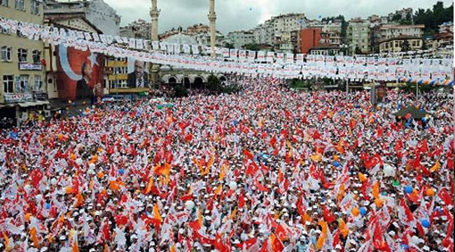 BAŞBAKAN ERDOĞAN'DAN RİZE MİTİNGİ