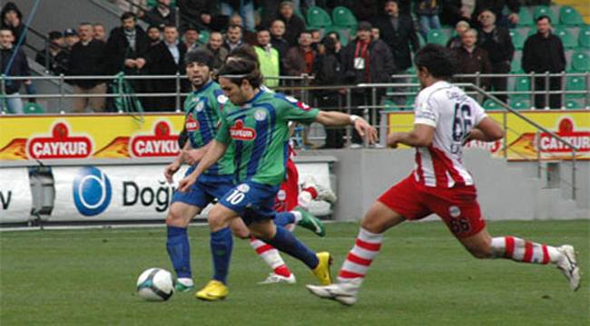 ÇAYKUR RİZESPOR, DARDANEL İLE BERABERLİĞİ PAYLAŞTI