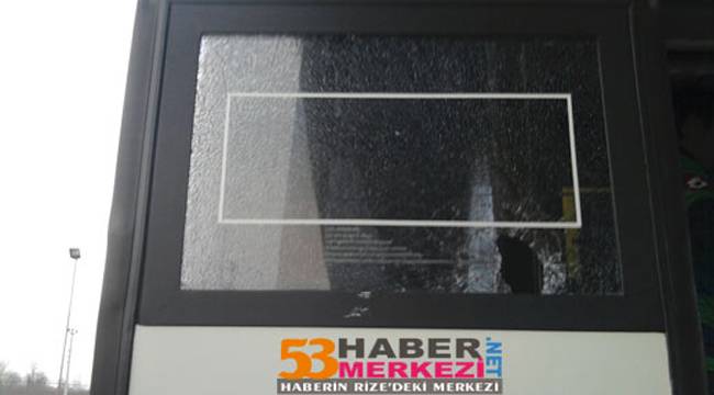 ÇAYKUR RİZESPOR KAFİLESİNE TAŞLI SALDIRI