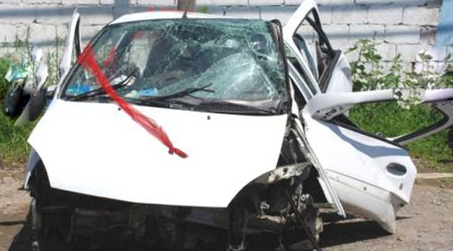 RİZE'DE GELİN OTOMOBİLİ TAKLA ATTI: 3 ÖLÜ / VİDEO