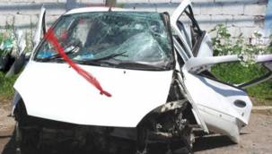 RİZE'DE GELİN OTOMOBİLİ TAKLA ATTI: 3 ÖLÜ / VİDEO