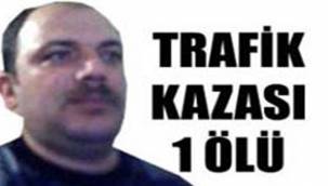 RİZE'DE TRAFİK KAZASI: 1 ÖLÜ