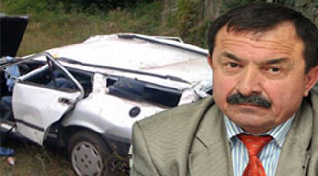 RİZELİ MÜDÜR KAZADA HAYATINI KAYBETTİ