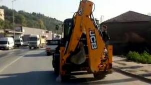 ÇAYELİ'NDE KEPÇE ÜZERİNDE YOLCULUK