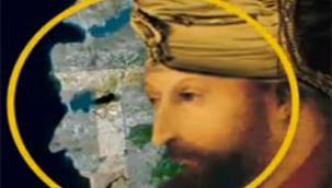İSTANBUL HARİTASINDA FATİH SULTAN MEHMET SİLÜETİ