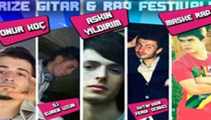 RİZE GİTAR - RAP FESTİVALİ GENÇLERİ COŞTURDU