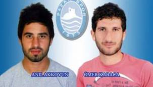 Anıl Akkoyun ve Ömer Kabaca Pazarspor'da