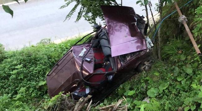 Pazar'da trafik kazası: 2 yaralı