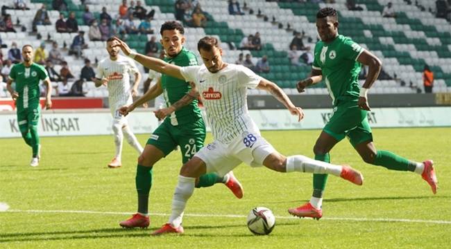 Çaykur Rizespor Karadeniz derbisinden boş döndü