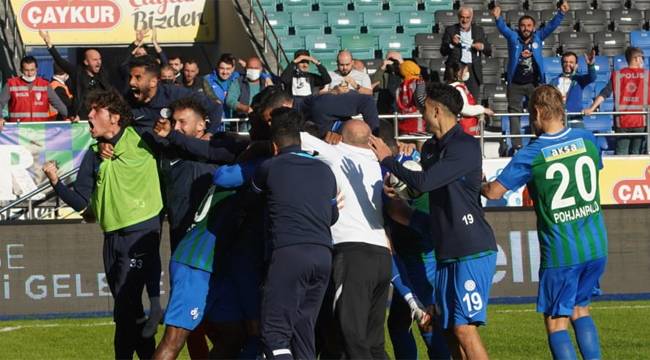 Çaykur Rizespor nihayet galibiyetle tanıştı