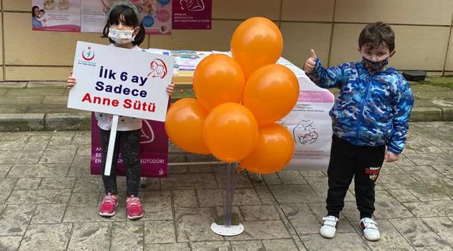 Rize'de Emzirme Haftası etkinlikleri sürüyor