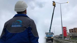 Çoruh Edaş, Kalkandere'de kış hazırlıklarını tamamladı