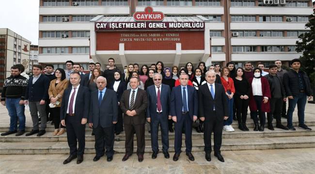 Çaykur'un aldığı 53 aday memur eğitimlere başladı