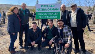 Ankara’da Rizeliler Hatıra Ormanı kuruldu