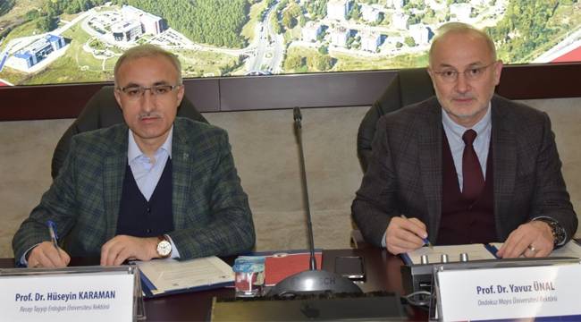 RTEÜ ile Ondokuz Mayıs Üniversitesi arasında iş birliği