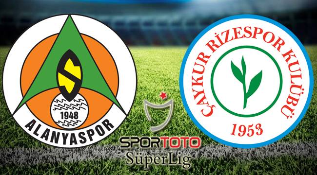 Alanyaspor - Çaykur Rizespor maçı Canlı izle