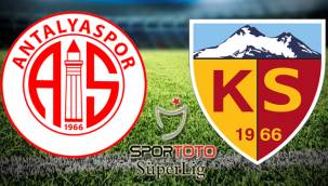 Antalyaspor - Kayserispor maçı Canlı izle
