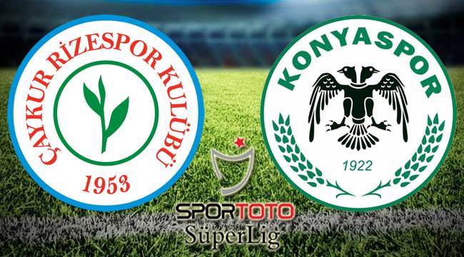 Çaykur Rizespor - Konyaspor maçı Canlı izle