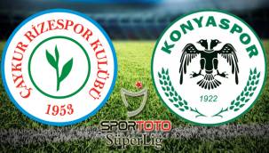 Çaykur Rizespor - Konyaspor maçı Canlı izle