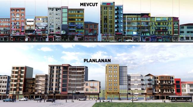 Rize'de binaların cepheleri değişecek