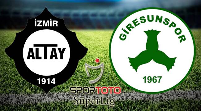 Altay - Giresunspor maçı Canlı izle