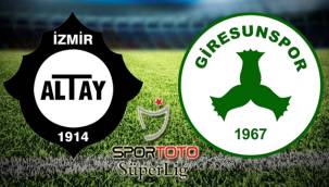 Altay - Giresunspor maçı Canlı izle