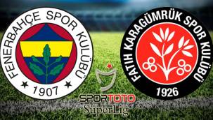 Fenerbahçe - Fatih Karagümrük maçı Canlı izle