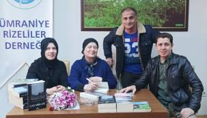 Rizeli Yazar Ayşe Kadıoğlu'ndan Çay molası