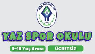 Rize Belediyesi'nden ücretsiz Yaz Spor Okulları