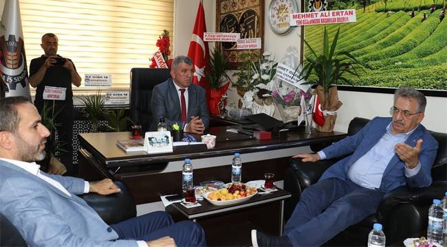 AK Parti heyetinden yeni Başkan Fatih Kandemir'e hayırlı olsun ziyareti