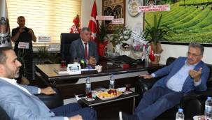 AK Parti heyetinden yeni Başkan Fatih Kandemir'e hayırlı olsun ziyareti