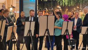 RTEÜ öğrencilerinden Özgün Baskı Resim Sergisi