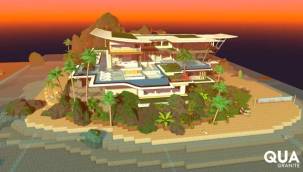 QUA, Sandbox’taki adasında villa tasarımını tamamladı