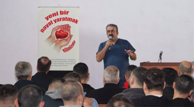 Rize L Tipi Kapalı Ceza İnfaz Kurumu'nda Organ Bağışı Eğitimi