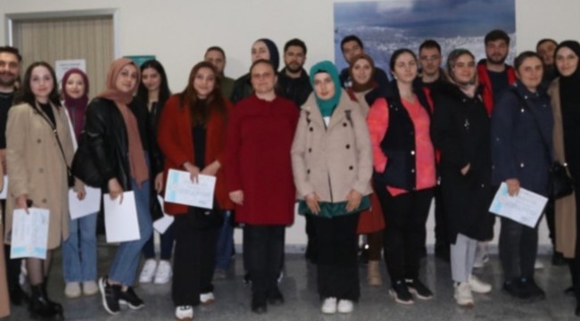 Rize'de Kadına Yönelik Aile İçi Şiddetle Mücadele eğitimi