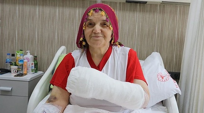 Rize'de teleferikle parmakları kopan kadının parmakları dikildi