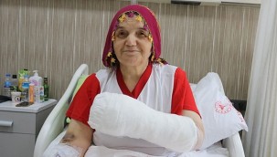 Rize'de teleferikle parmakları kopan kadının parmakları dikildi