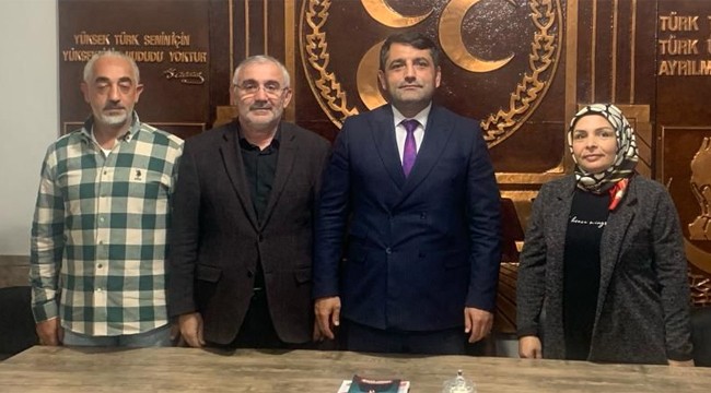 Tüm Çay-İş Sendikası'ndan MHP Rize'ye ziyaret