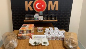 Pazar'da kaçakçılık operasyonu: 8 gözaltı