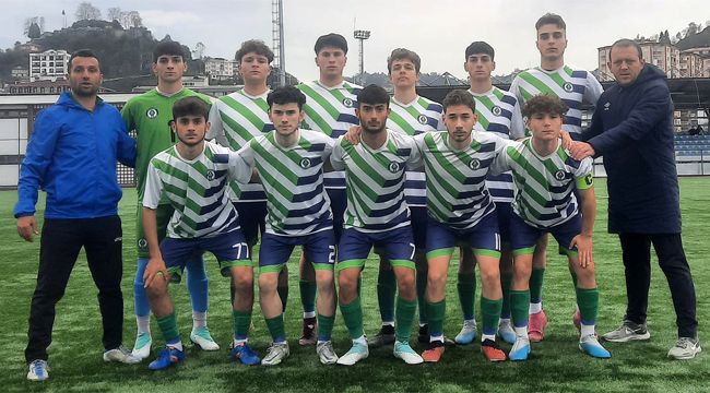 Rize Belediyespor U18 takımından 7-0'lık galibiyet