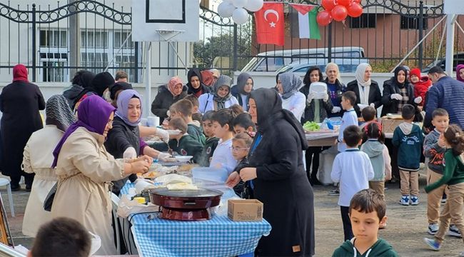Rize Çay İlkokulu'ndan Filistin'e Yardım Kermesi