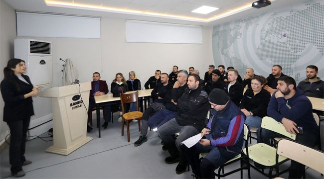 Rize'de Sanko Enerji personeline eğitim