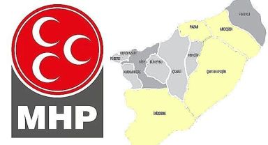 MHP Rize'de 4 ilçe başkanı değişti